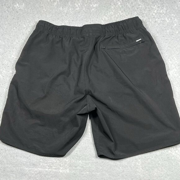 Vuori Bank Shorts Men’s Medium Black Drawstring Athletic Pocket Stretch - Picture 8 of 10